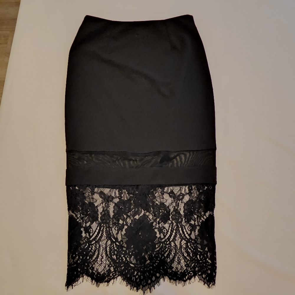 Lace black dress